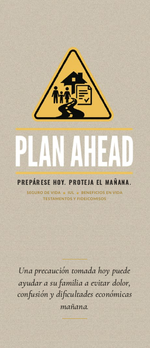 Folleto de Plan Ahead (Español) cover
